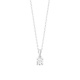 Colgante Solitario de oro blanco de 18 Kt con diamante de 0,32 a 1,02 ct, certificado GIA