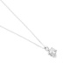 Colgante Solitario de oro blanco de 18 Kt con diamante de 0,32 a 1,02 ct, certificado GIA