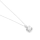 Colgante Solitario de oro blanco de 18 Kt con diamante de 0,32 a 1,02 ct, certificado GIA