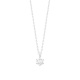 Colgante Solitario de oro blanco de 18 Kt con diamante de 0,32 a 1,02 ct, certificado GIA