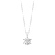 Colgante Solitario de oro blanco de 18 Kt con diamante de 0,32 a 1,02 ct, certificado GIA