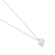 Colgante Solitario de oro blanco de 18 Kt con diamante de 0,32 a 1,02 ct, certificado GIA