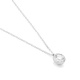 Colgante Solitario de oro blanco de 18 Kt con diamante de 0,32 a 1,02 ct, certificado GIA