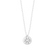 Colgante Solitario de oro blanco de 18 Kt con diamante de 0,32 a 1,02 ct, certificado GIA