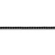 Pulsera Rivière de titanio con diamantes negros de 2,10 a 4,50 ct