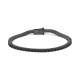 Pulsera Rivière de titanio con diamantes negros de 2,10 a 4,50 ct