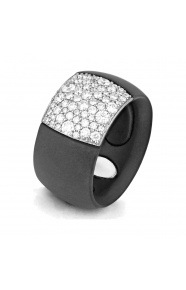 Anillo de oro blanco de 18 Kt con diamantes de 0,90 a 1,00 ct