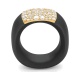 Anillo de oro amarillo de 18 Kt con diamantes de 0,95 a 1,05 ct