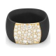 Anillo de oro amarillo de 18 Kt con diamantes de 0,95 a 1,05 ct