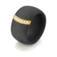 Anillo de oro amarillo de 18 Kt con diamantes de 0,12 ct