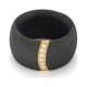 Anillo de oro amarillo de 18 Kt con diamantes de 0,12 ct
