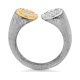 Anillo de oro de 18 Kt con diamantes de 0,30 ct
