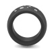 Anillo de titanio con diamantes de 0,25 ct
