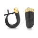 Pendientes de oro amarillo de 18 Kt con diamantes de 0,14 ct