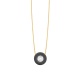 Colgante Solitario de oro amarillo de 18 Kt con diamante de 0,20 a 0,53 ct