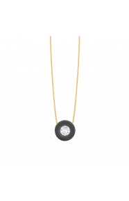 Colgante Solitario de oro amarillo de 18 Kt con diamante de 0,20 a 0,53 ct