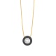Colgante Solitario de oro amarillo de 18 Kt con diamante de 0,20 a 0,53 ct