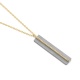 Colgante de oro amarillo de 18 Kt con diamantes de 0,08 ct