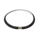 Collar de oro amarillo de 18 Kt con diamantes de 0,23 ct