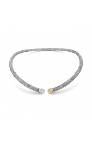 Collar de oro de 18 Kt con diamantes de 0,60 ct