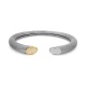 Esclava de oro de 18 Kt con diamantes de 0,55 ct