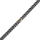 Pulsera de oro amarillo de 18 Kt con diamantes negros de 0,05 ct