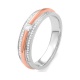 Anillo Solitario de oro de 18 Kt con diamantes de 0,22 ct