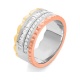 Anillo de oro de 18 Kt con diamantes talla baguette de 0,80 ct