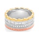 Anillo de oro de 18 Kt con diamantes talla baguette de 0,80 ct