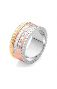 Anillo de oro de 18 Kt con diamantes talla baguette de 1,34 ct
