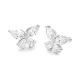 Pendientes de oro blanco de 18 Kt con diamantes talla marquesa de 2,36 ct