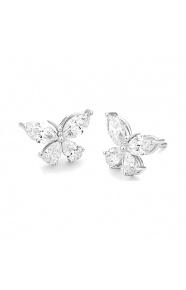 Pendientes de oro blanco de 18 Kt con diamantes talla marquesa de 2,36 ct