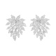Pendientes de oro blanco de 18 Kt con diamantes talla marquesa de 5,59 ct