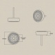 Pendientes de oro de 18 Kt con diamantes de 0,94 ct