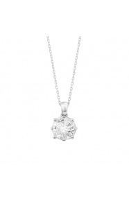 Colgante de oro blanco de 18 Kt