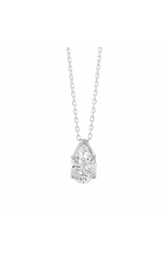 Colgante de oro blanco de 18 Kt