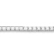 Collar Rivière de oro blanco de 18 Kt con diamantes de 1,00 ct