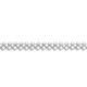 Pulsera Cashmere de oro blanco de 18 Kt con diamantes de 5,80 ct