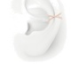 Piercing de oro rosa de 18 Kt con diamantes de 0,16 ct