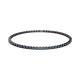Pulsera Elástica de oro blanco de 18 Kt con topacio de 2,60 ct