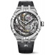 Maurice Lacroix Aikon Automatic Skeleton ∅45 mm - 10 ATM, correa de piel negra