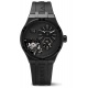 Maurice Lacroix Aikon Master Grand Date Black ∅45 mm - 10 ATM, Esfera negra, correa de piel sintética negra