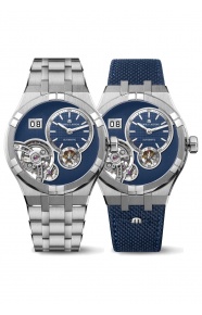 Maurice Lacroix Aikon Master Grand Date ∅45 mm - 10 ATM, Esfera azul oscuro