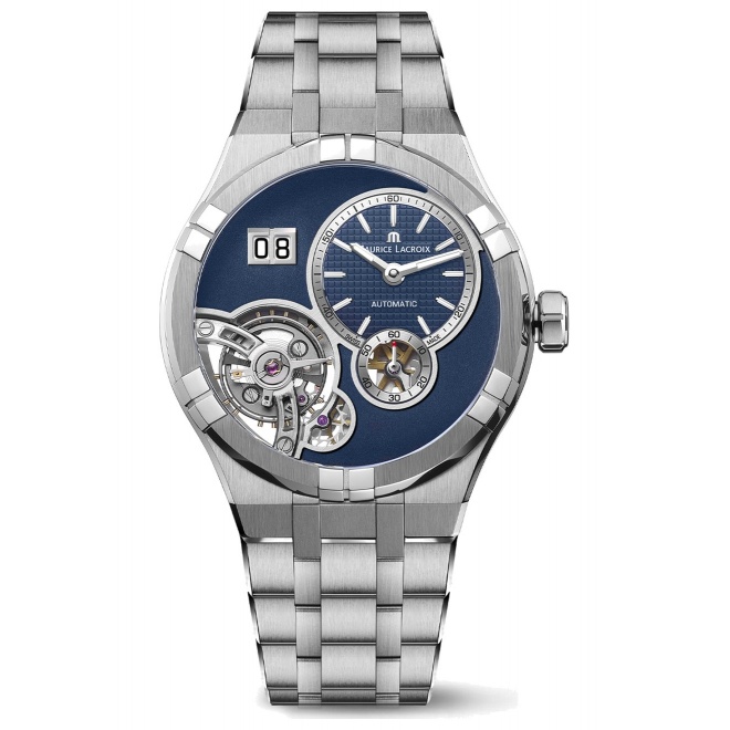 Maurice Lacroix Aikon Master Grand Date ∅45 mm - 10 ATM, Esfera azul oscuro
