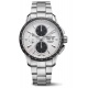 Maurice Lacroix Pontos S Chronograph ∅43 mm - 10 ATM, Esfera plateada, brazalete de acero inoxidable