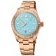 Oris Divers Sixty-Five Cotton Candy ∅38 mm - 10 ATM, Esfera azul, brazalete de bronce