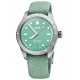 Oris Divers Sixty-Five Cotton Candy ∅38 mm - 10 ATM, Esfera verde, correa de tela