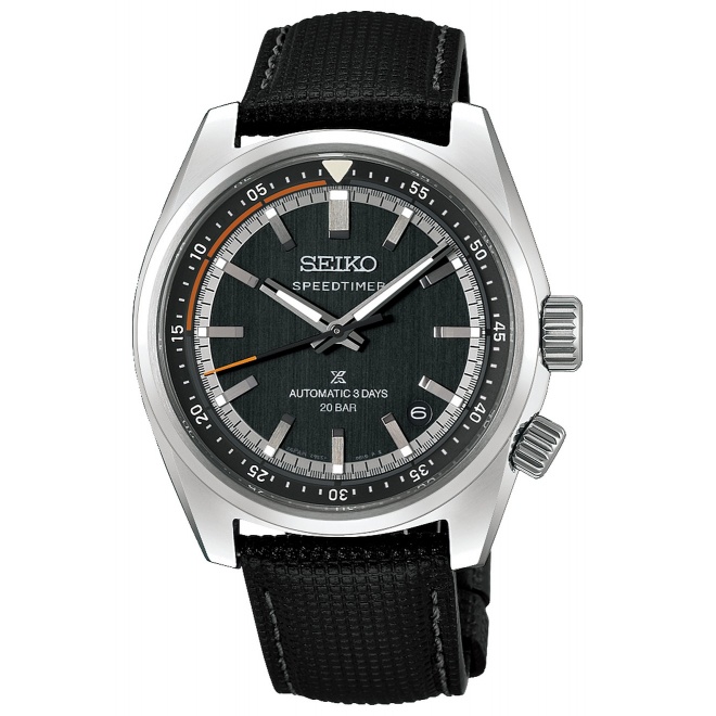 Seiko Prospex Speedtimer ∅39,5 mm - 20 ATM, correa de piel de vaca