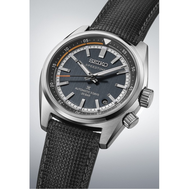 Seiko Prospex Speedtimer ∅39,5 mm - 20 ATM, correa de piel de vaca