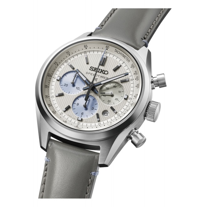 Seiko Prospex Speedtimer ∅42 mm - 10 ATM, correa de piel de vaca